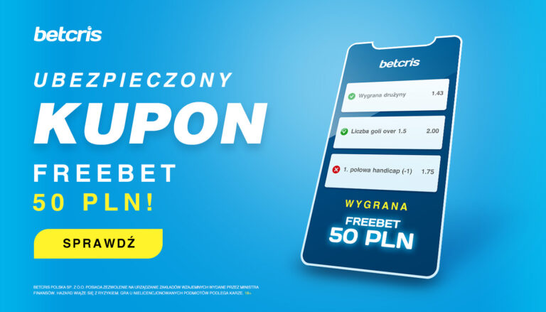 Betcris (17-19.03.2023): Ubezpieczony kupon